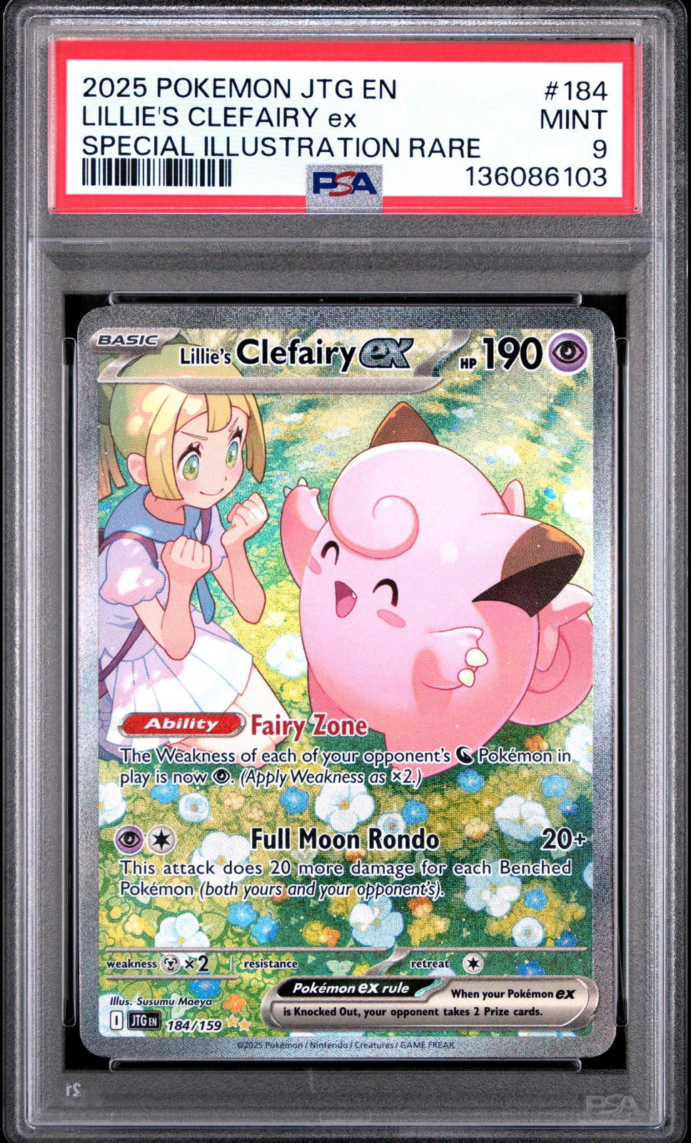 Lillie's Clefairy Ex #184