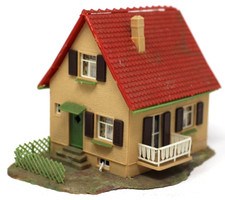 Faller H0 B-210 Wohnhaus Siedlerhaus Einfamilienhaus mit Balkon H0 HO 1:87