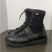 Danner Acadia G0re-T3x Black Leather & Nylon mens size 12D USA 8" Combat Boots
