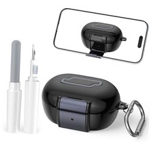 for Bose New QuietComfort Earbuds Case 2024 , TPU Protective Cover with Black