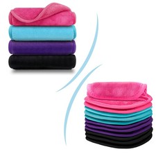 Orighty Makeup Remover Cloths 15.5 x 7.5 in Pack of 4 Reusable Microfiber Fac...