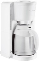Rowenta CT3811 Filter-Kaffeemaschine Adagio Milano Edelstahl-Thermokanne Weiß