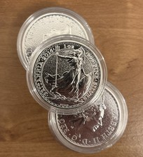 Monkey Privy 2016 1oz 999 Fine Silver Britannia coin in capsule
