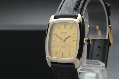 Vintage 1981 Citizen Exceed 4-104960 TA Tank Quartz Damenuhr aus JAPAN