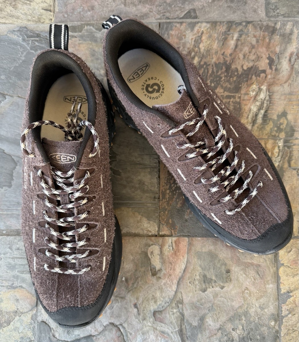 NEW Keen Jasper Zionic Low Hiking Trail Shoes Brown Java Furry