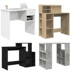 Schreibtisch mit Stauraum Bürotisch Computertisch Arbeitstisch Eckschreibtisch