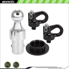 Puck System 60692 Gooseneck Hitch Ball Kit For Ford Chevrolet  GMC Fits Nissan