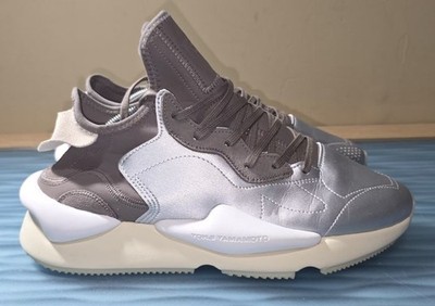 Adidas Y-3 Kaiwa Silver Metallic White, Size 11 (HQ3672) w/Dust Bags