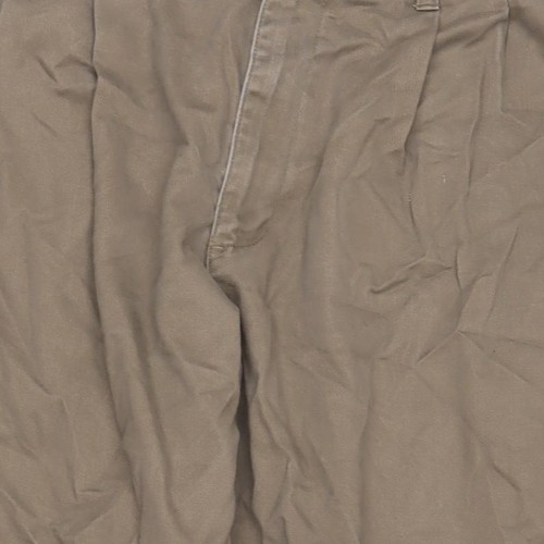 BHS Men's Chino Trousers, Brown, Size 36, Casual - Picture 7 of 12
