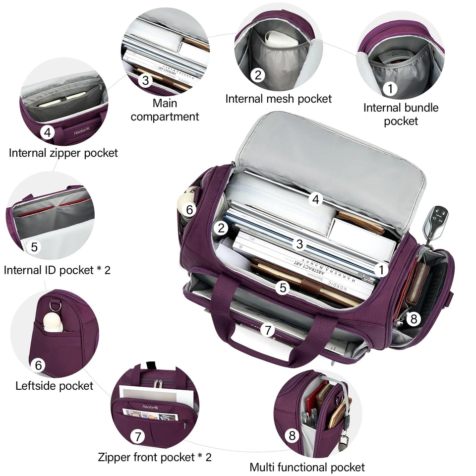 Под сиденьем ручная кладь сумки для путешествий, складные дорожные сумки для женщин, S... - Изображение 3 из 4