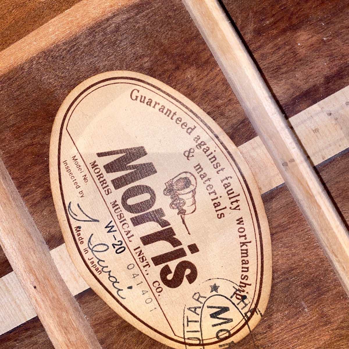 MIJ Vintage Morris W-20 Late 1970s Acoustic Guitar #2 | eBay