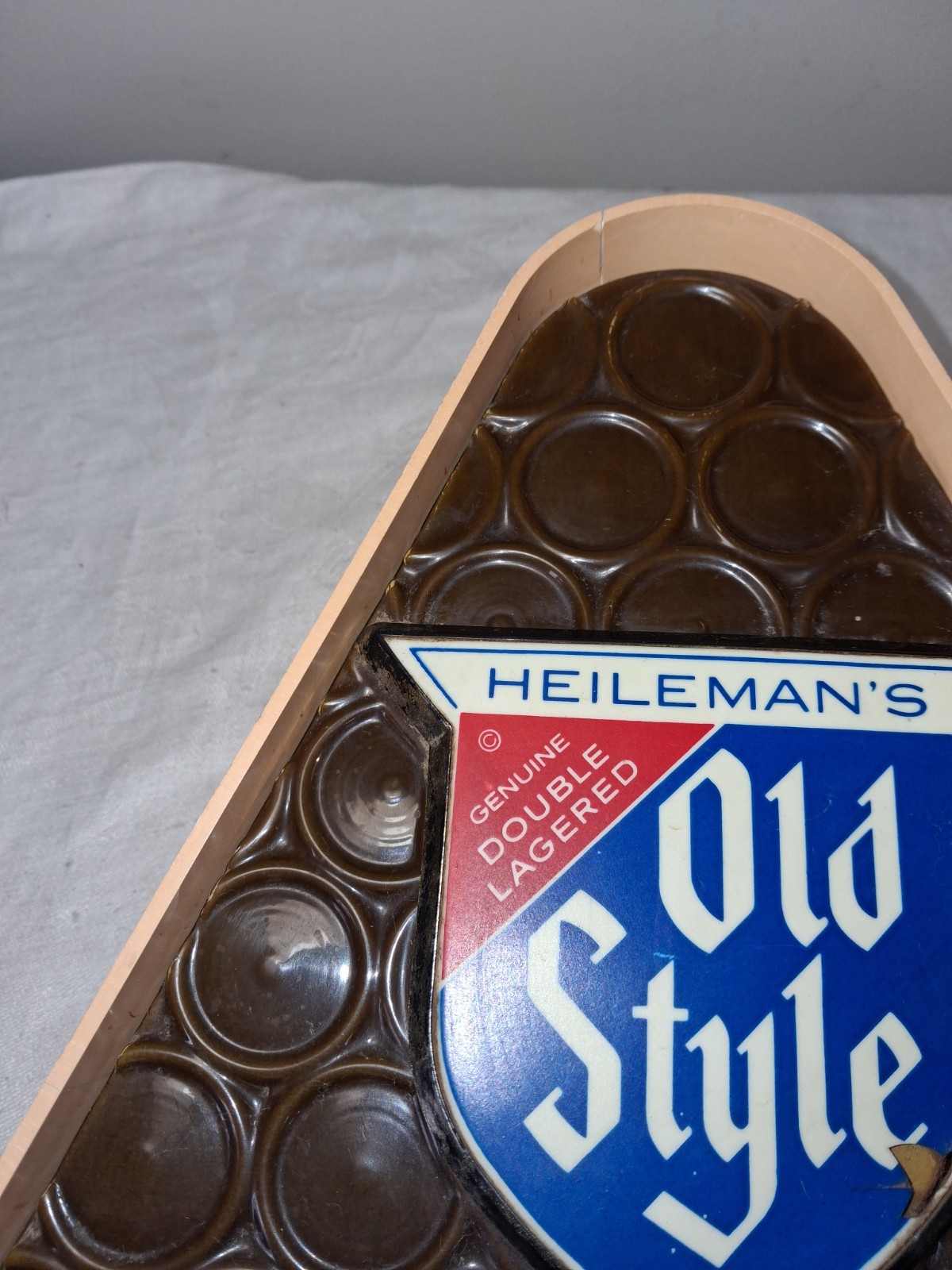 Vintage 1960 Heileman's Old Style Lighted Beer Sign 1853 Working Some ...