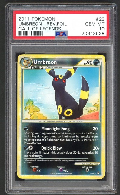Umbreon [Reverse Holo] #22 (Call Of Legends (2011))