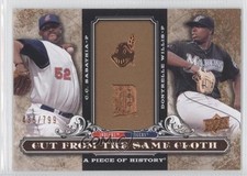 2008 A Piece of History Cut from the Same Cloth CC Sabathia Dontrelle Willis 0a1