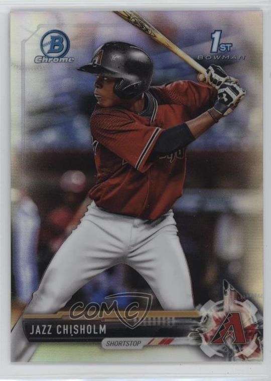 2017 Bowman Chrome Prospects Refractor /499 Jazz Chisholm #BCP207 5p9