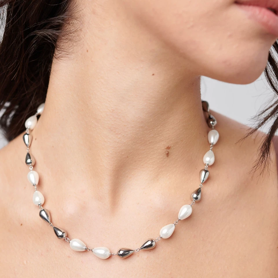 Bracciale Brosway PERFECT Donna Acciaio Silver Perle e Gocce _BPC70 - Immagine 3 di 4