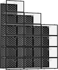 15 Pack X-Large Shoe Storage Boxes Fit Size 11, Shoe Organizer