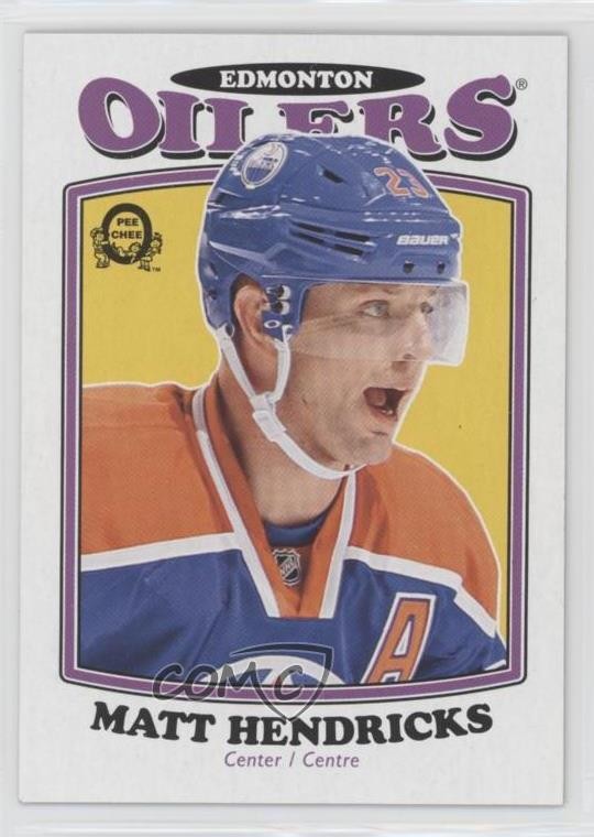 Matt Hendricks #391 2016-17 O-Pee-Chee Hockey Retro