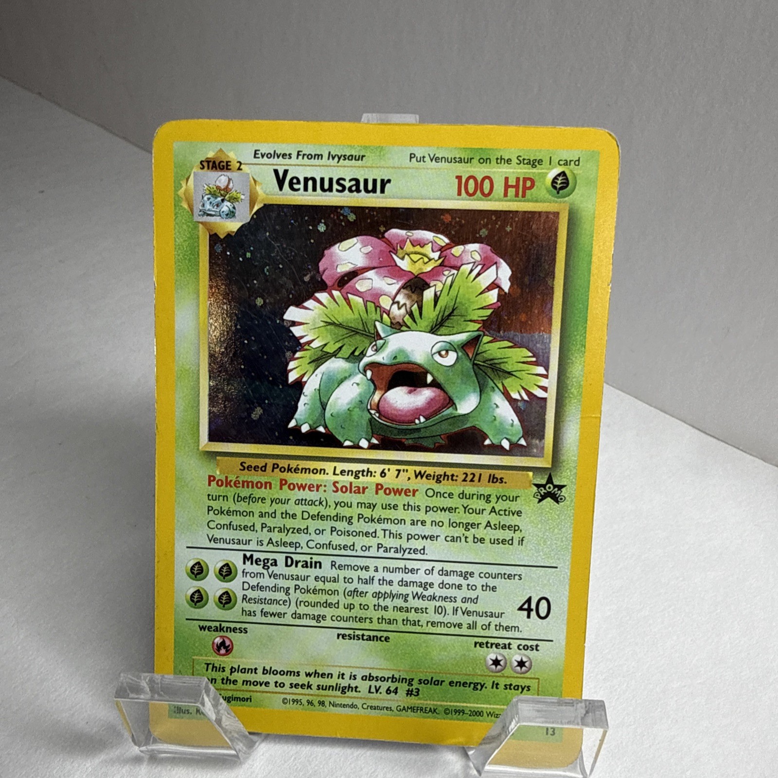 1999 Pokemon Wizards Black Star Promos Venusaur #13