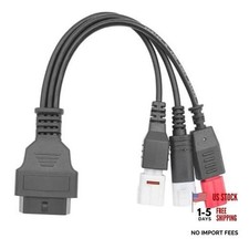 3pin 4pin 6pin to 16pin Connector Cable 3 in 1 OBD2 Diagnostic Adapter