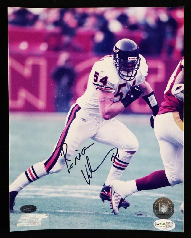 Brian Urlacher Autograph Signed Chicago Bears 8 x 10 Photo AUTO JSA COA