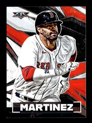 2021 Topps Fire #97 J.D. Martinez E028