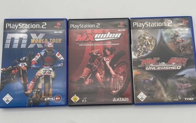MX Bundle 3x PS2 PAL MX World Tour MX Rider MX vs ATV Unleashed PlayStation 2