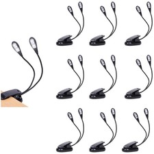 Orchestra Music Stand Lights - 10 Pack LED Reading Lamps