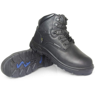S FELLAS BY GENUINE GRIP  6-Inch Work Boot,M,8,Black,PR 831GF9