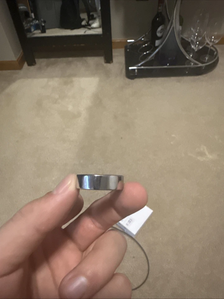 Oura Ring Gen 3 Heritage Black/Silver, Size 11 - Image 2 of 3