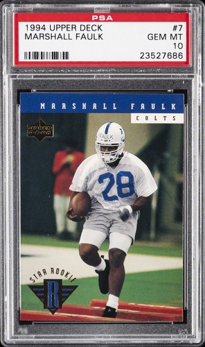 Marshall Faulk #7 1994 Upper Deck card