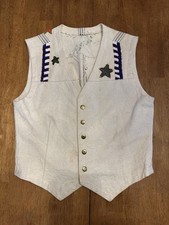 Vintage Vest Handmade Embroidered Small Scovi...