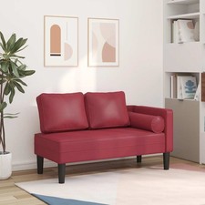 Chaiselongue mit Kissen Indoor Lounge Sofa für Wohnzimmer Büro Relaxliege Couch