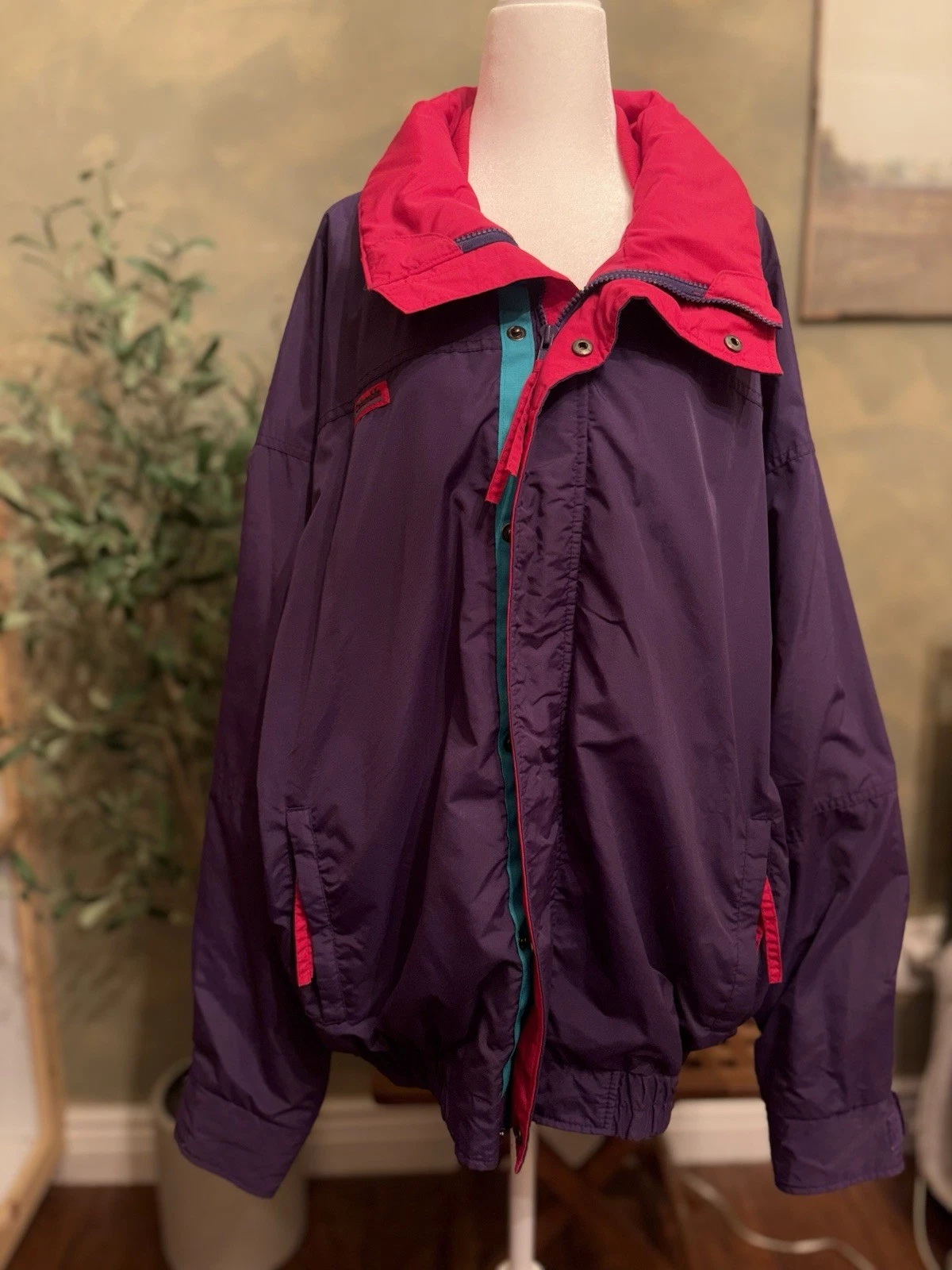 Vintage Columbia Mens Bugaboo Jacket Softshell Rain Ski Zip Up - No Liner Sz XL