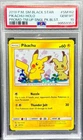 PSA 10 Pikachu SM162 Black Star Promo 2019 Sun Moon Team Up Holo Pokemon SWIRL