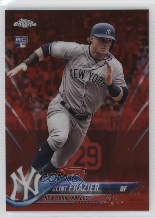 2018 Topps Chrome Update Target Exclusive Red Refractor /25 Clint Frazier 0b9k