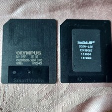 Olympus SmartMedia 16MB M-16P, ScanDisk SDSM-128 128MB Camera Memory Cards