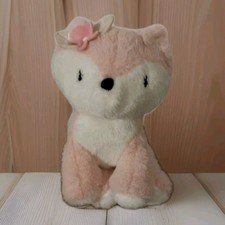 Lambs Ivy Pink Fox Stuffed Plush Friendship Tree Woodland Autumn 9"