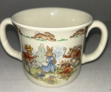 Vintage Royal Doulton "Bunnykins" Double-Handled Child's Mug