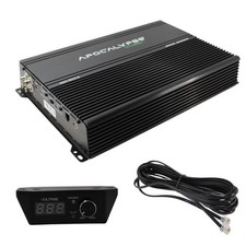 1500 Watt 1-Ohm 2 Channel Full Range Car Audio Amplifier Apocalypse Deaf Bonce