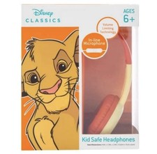 Disney Lion King KidSafe Headphones Volume Limiting Age 6 FREE SHIPPING