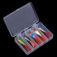5pcs/box Ice Fishing Lures Set Winter Jigs Pike Trout Perch Fast Sinking Wobbler
