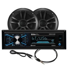 Boss Audio MCBK634B.6 Marine Stereo  6.5" Speaker Kit - Black MCBK634B.6 UPC...