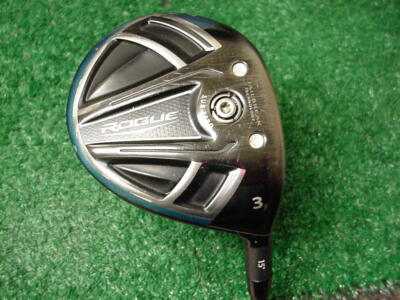 Callaway Rogue 15 degree Sub Zero 3 Wood Project X Hzrdus 6.0 Stiff Flex