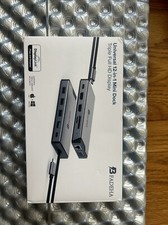 BFADEHA Universal 12-in-1 Mini Dock Triple Full HD Display
