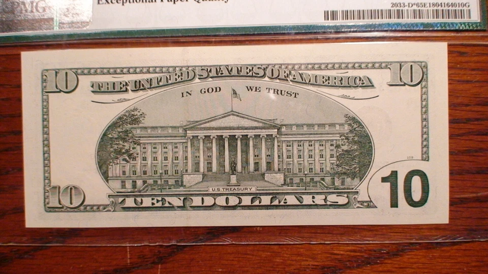 1999 PMG GEM 65 EPQ TEN DOLLAR CLEVELAND *STAR* NOTE HI GRADE $10.00 BILL! - Image 3 of 4