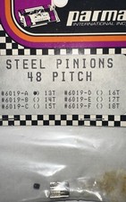Parma Steel Pinions 48 Pitch 13T Tooth 6019-A RC Car Vintage New