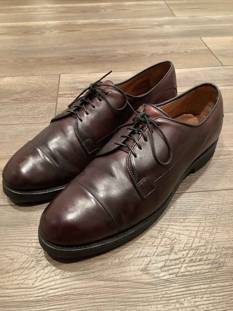 Allen Edmonds Bergland Brown Leather Derby Shoe Mens Size 7 D Lace-up Cap Toe Allen Edmonds Bergland Oxfords Dress Shoes Brown Leather Cap  main image 3