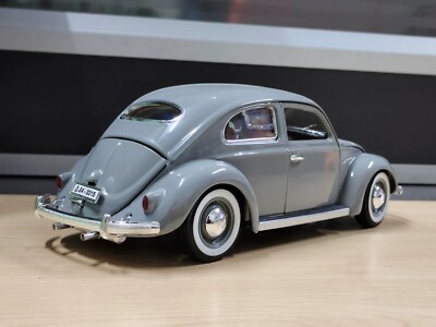 Volkswagen Beetle 1955 alloy model car 1:18 gray retro | eBay