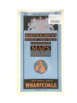 Revised Half Inch Contoured Map Of GB Sheet 32 Wharfedale (1962) (ID:56085)